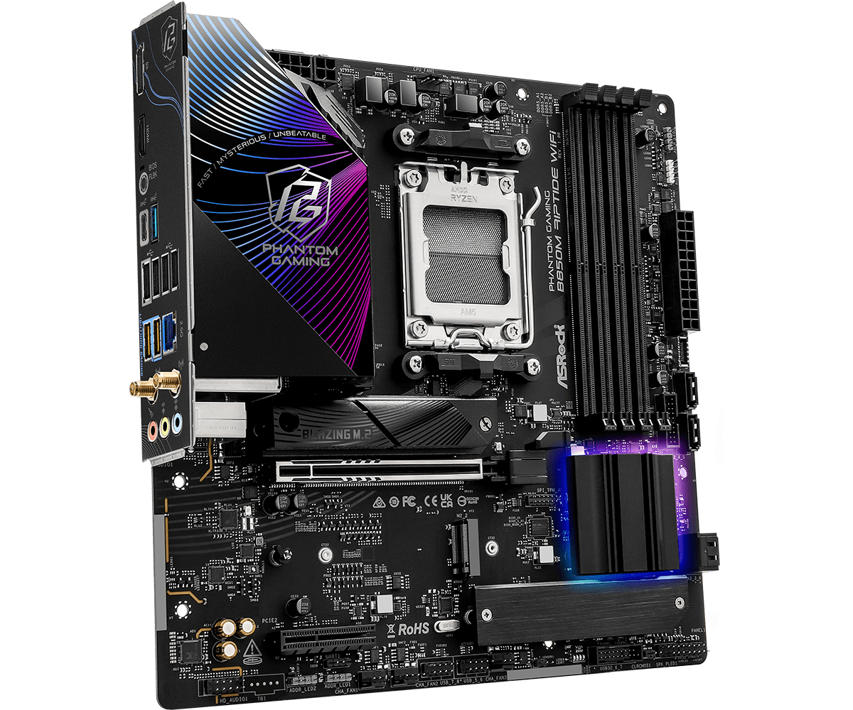 ASROCK B850M Riptide WiFi New  - X870E Atx Motherboard review and price